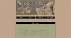 Desktop Screenshot of early1900s.org